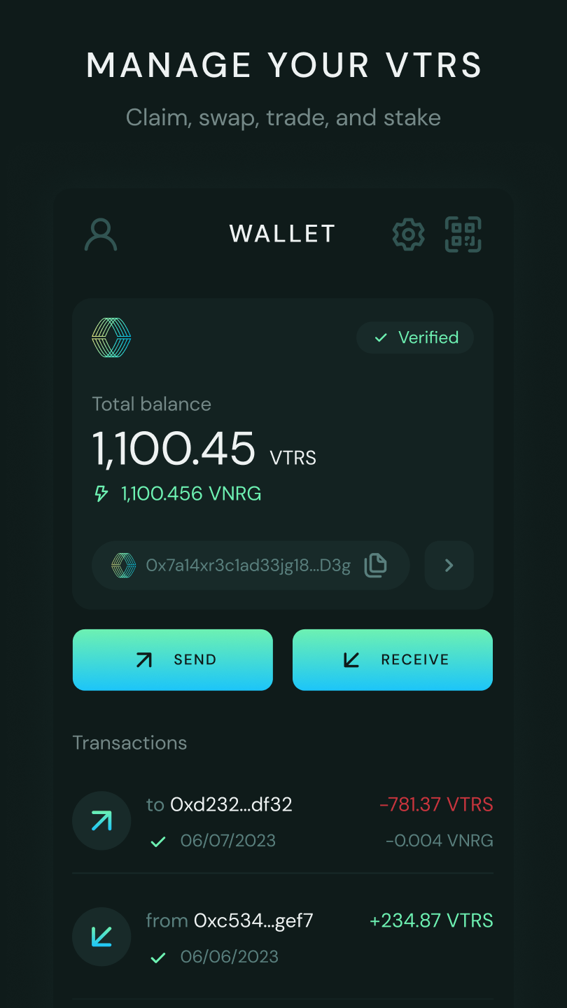 vApp Mobile Wallet hero image